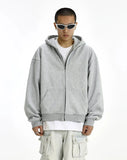 Ouzey 10828 BOXY ZIP-UP HOODIE