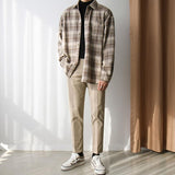 Ouzey 2811 WOOLEN PLAID SHIRT