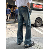 Ouzey 9066 BLUE MICRO FLARED DENIM JEANS