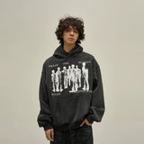 Ouzey 10039 PUNK SHADOW PULLOVER HOODIE