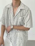 Ouzey 5106 V-NECK PATTERN S/S SHIRT