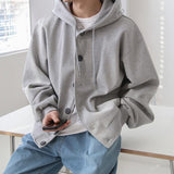 Ouzey 5418 OVERSIZE BUTTON-UP HOODIE JK