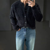 Ouzey 10870 MOHAIR BUTTON-UP SWEATER CARDIGAN