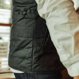 winter outfits men Autumn and Winter Solid Color Plaid Men's Vest Warm Zipper Rib Clothing Lightweight Cotton-Padded Jacket Men