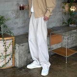 Ouzey 10927 FOLDED PLEATED STRAIGHT PANTS