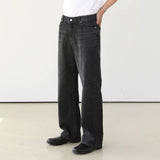 Ouzey 10324 BLACK DENIM STRAIGHT JEANS