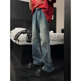 Ouzey 9066 BLUE MICRO FLARED DENIM JEANS