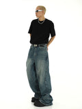 Ouzey 10256 RECONSTRUCTED BAGGY DENIM JEANS