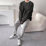 Ouzey 6157 KNITTED PULLOVER ROUND NECK SWEATER