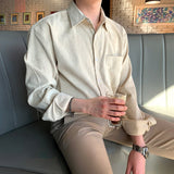 Ouzey 6319 CORDUROY COLLAR SHIRT