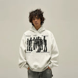 Ouzey 10039 PUNK SHADOW PULLOVER HOODIE