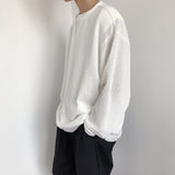 Ouzey 4259 U-NECK WAFFLE LONGSLEEVE