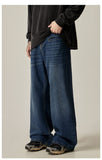 Ouzey 11164 BLUE WIDE STRAIGHT DENIM JEANS