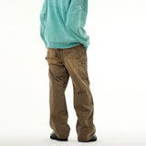 Ouzey 10713 BROWN CARPENTER PANTS