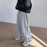 Ouzey 6162 GRAY STRAIGHT WIDE BAGGY SWEATPANTS