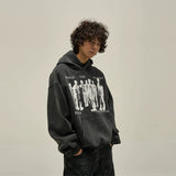 Ouzey 10039 PUNK SHADOW PULLOVER HOODIE