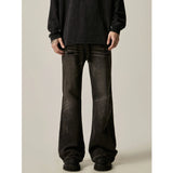 Ouzey 11258 Dark Gray Relax Straight Denim Jeans