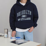 Ouzey 90s Streetwear 9762 Brooklyn Lettered Hoodie