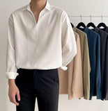 Ouzey 2564 V-NECK COLLAR SHIRT