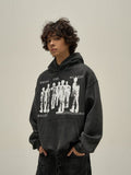 Ouzey 10039 PUNK SHADOW PULLOVER HOODIE