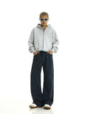 Ouzey 11428 DARK GRAY STRAIGHT CARPENTER PANTS