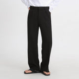 Ouzey 2526 DRAPES STRAIGHT WIDE PANTS