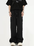 Ouzey [Insstudios] Loose Three-Bar Casual Pants Na639