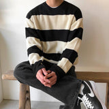 Ouzey 3326 KNITTED STRIPE SWEATER