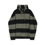 Ouzey 5521 KNITTED BUTTON-UP HOODED SWEATER