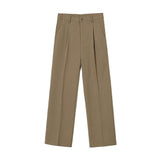 Ouzey 6211 CASUAL WIDE STRAIGHT DRAPE PANTS