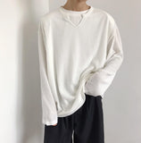 Ouzey 4259 U-NECK WAFFLE LONGSLEEVE