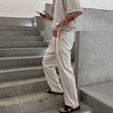 Ouzey 11712 CASUAL SHIRT & PLEATED STRAIGHT PANTS