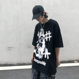 Ouzey Oversized Graffiti T-Shirt