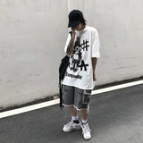 Ouzey Oversized Graffiti T-Shirt