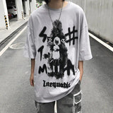 Ouzey Oversized Graffiti T-Shirt