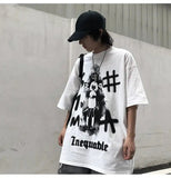 Ouzey Oversized Graffiti T-Shirt