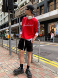 Ouzey Red Round Neck Sweatshirt