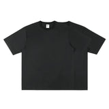 Ouzey Round Neck Solid Color T-Shirt