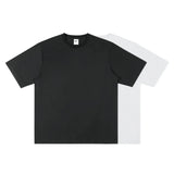 Ouzey Round Neck Solid Color T-Shirt