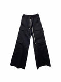 Ouzey RO Style 23SS New Multi-Pocket Cargo Pants Unisex Dragging Wide-Leg Casual Trousers