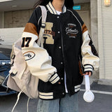 Ouzey 90s Streetwear American New Trendy Baseball Uniform Jacket Autumn And Winter 2024 Street Hip Hop Korean loose Joker Embroidered Student Jacket