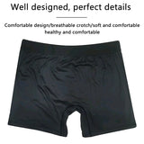 Ouzey Men Sports Boxers Underwear Underpants Sport Black M L XL Turn On Switch Printing Breathable Ventilate Fashion Fitness Casual