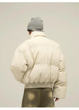 Ouzey Short Stand Collar Puffer Jacket