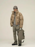 Ouzey Short Stand Collar Puffer Jacket