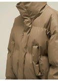 Ouzey Short Stand Collar Puffer Jacket