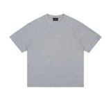 Ouzey Solid Color Basic Short Sleeve T-shirt