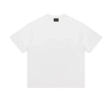 Ouzey Solid Color Basic Short Sleeve T-shirt