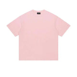 Ouzey Solid Color Basic Short Sleeve T-shirt