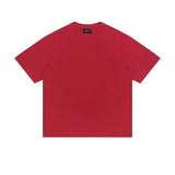 Ouzey Solid Color Basic Short Sleeve T-shirt