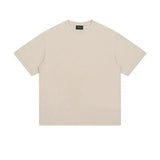 Ouzey Solid Color Basic Short Sleeve T-shirt